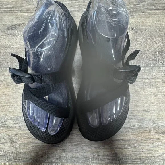 Chaco Z Black Strappy Sandals Women's Size 7 - Picture 2 of 6
